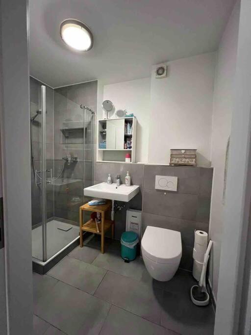 Stylische Maisonettewohnung Stadionnaehe,Wald,Westfalenhalle Dortmund Luaran gambar