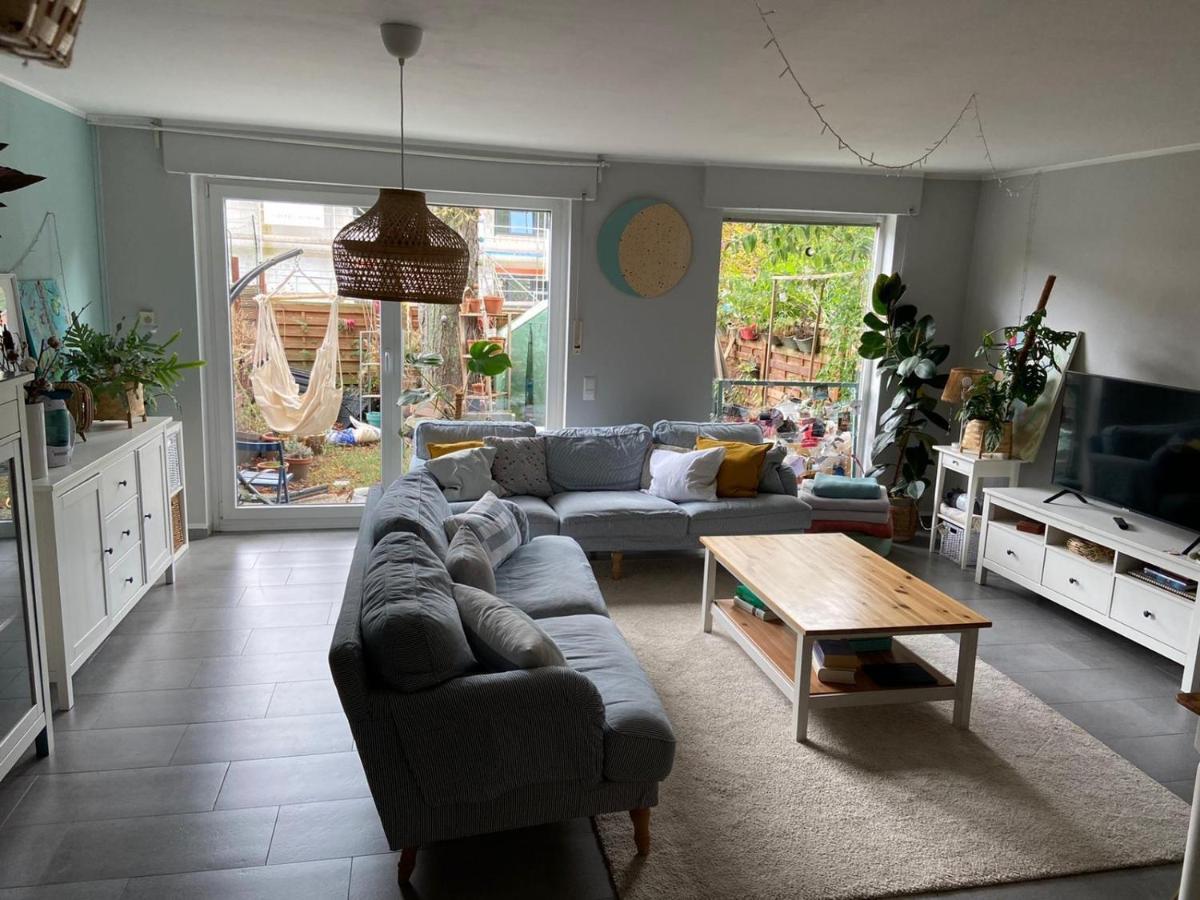 Stylische Maisonettewohnung Stadionnaehe,Wald,Westfalenhalle Dortmund Luaran gambar